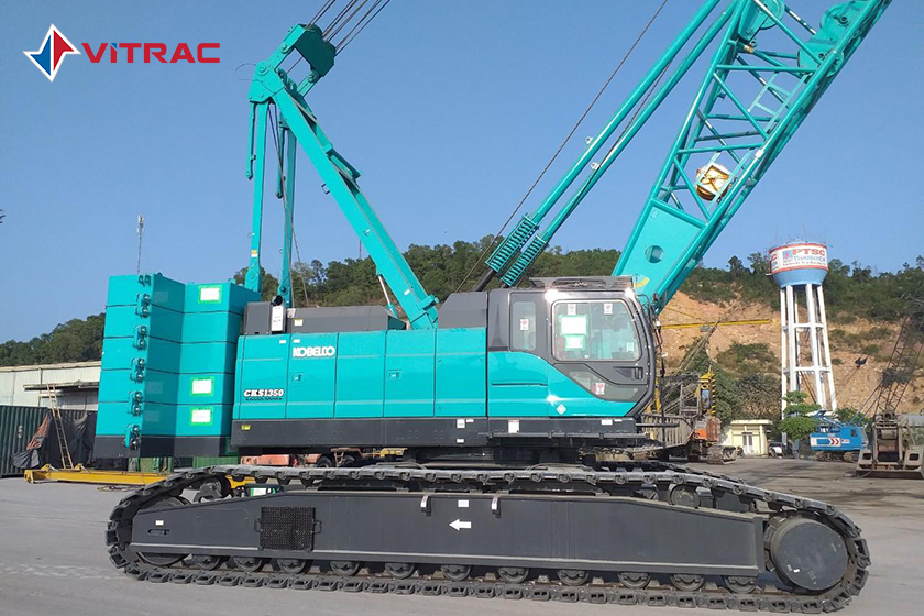 VITRAC BÀN GIAO CẨU BÁNH XÍCH KOBELCO CKS1350 TỚI TCT CP DVKT DẦU KHÍ VIỆT NAM - PTSC