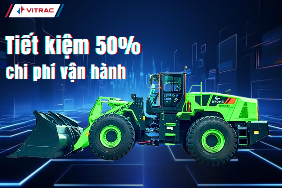 GIẢI PHÁP TIẾT KIỆM 50% CHI PHÍ VẬN HÀNH - MÁY XÚC LẬT ĐIỆN LONKING