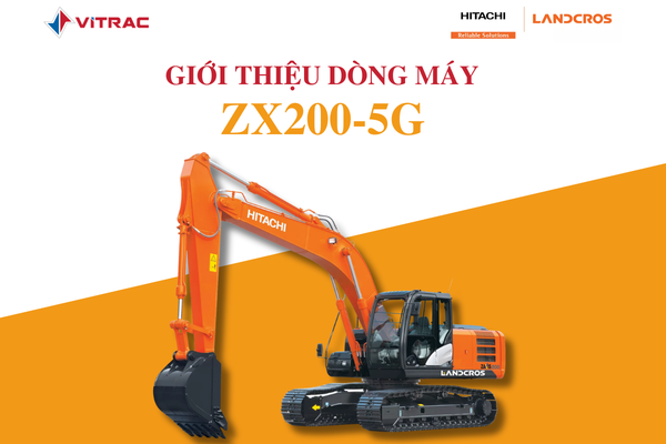 Giới thiệu máy đào Hitachi ZX200-5G