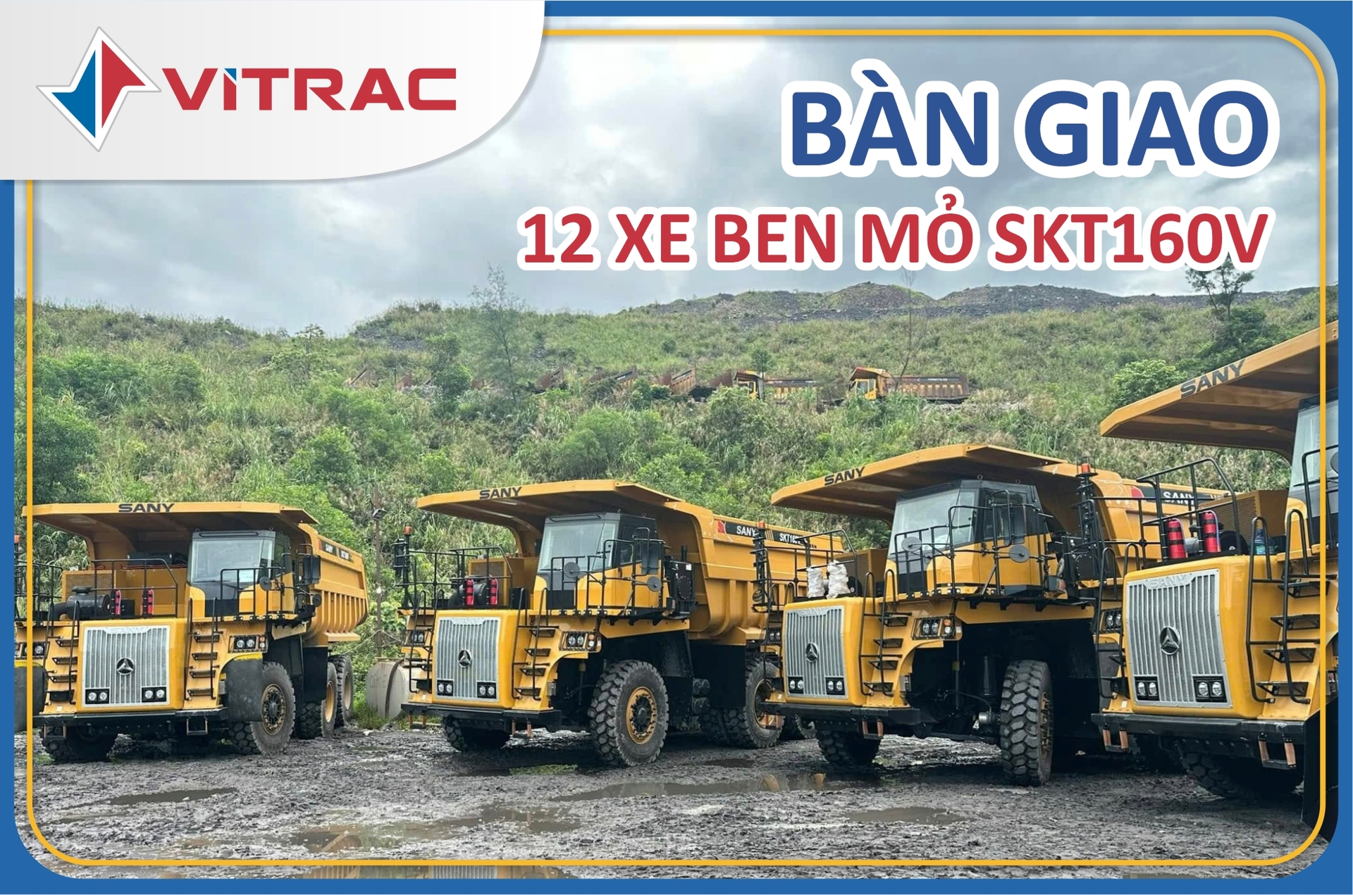 VITRAC BÀN GIAO MÁY KHOAN CỌC NHỒI XR280E VÀ XR360E CHO KHÁCH HÀNG