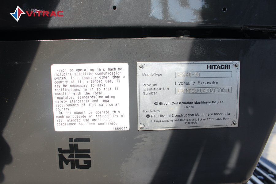 MÁY ĐÀO BÁNH XÍCH HITACHI ZX240-5G | VITRAC.VN MÁY ĐÀO BÁNH XÍCH HITACHI ZX240-5G | VITRAC.VN